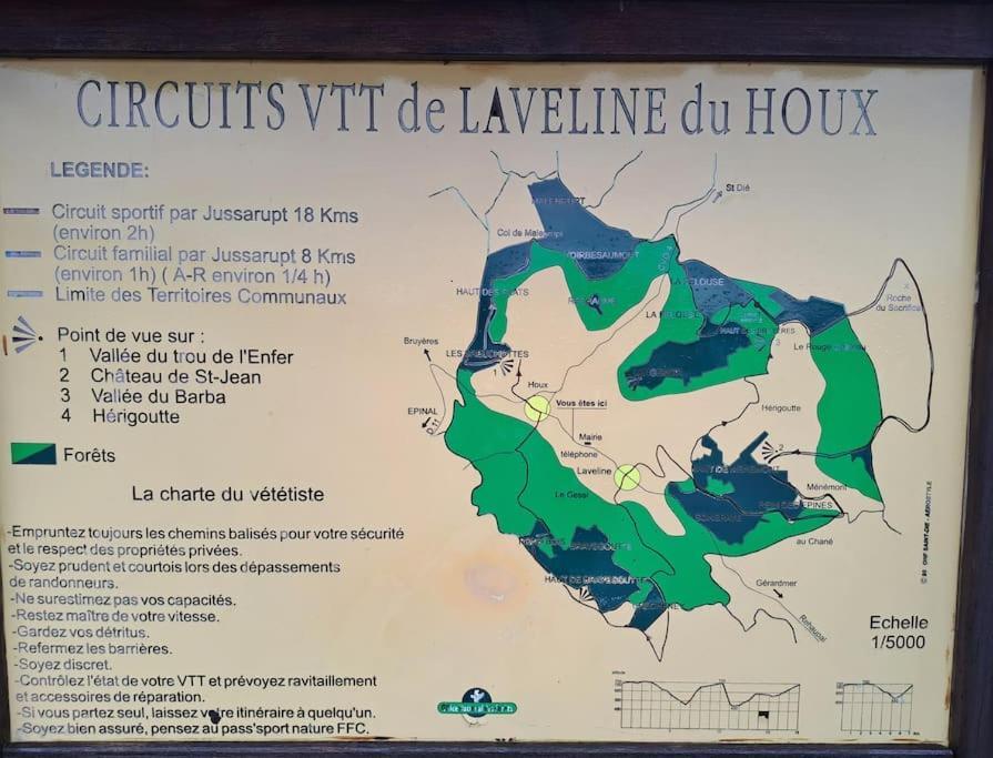 Gite Spa "La Foret Argentee" Proche Gerardmer Laveline-du-Houx ภายนอก รูปภาพ